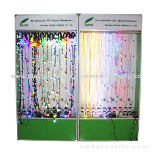 Green Color LED Demo Cabinet with Multi-functional Meter, New DesignNew